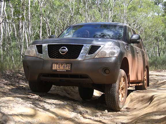 Nissan Patrol 4x4 front view