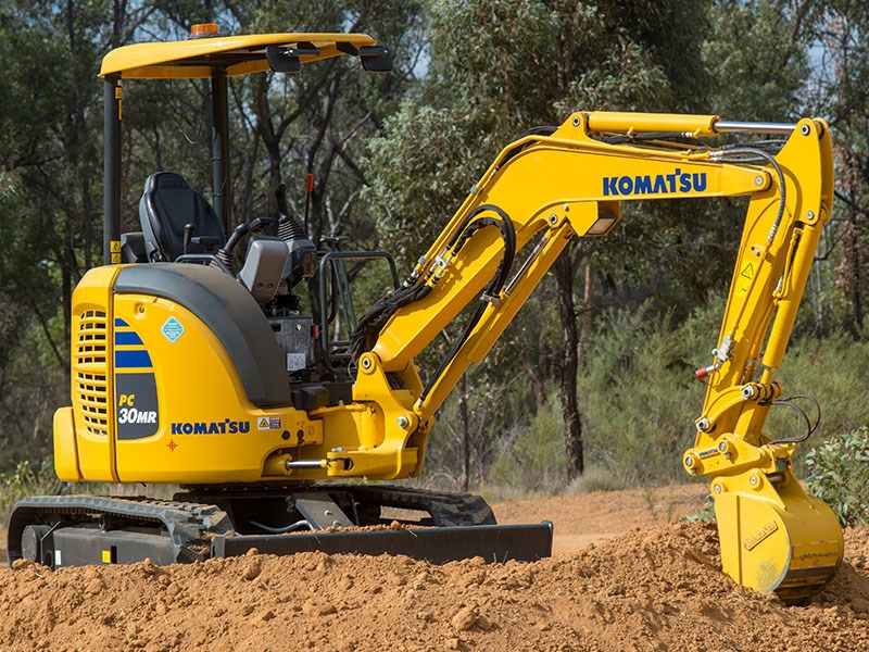 Good things come in small packages with the PC30MR mini excavator