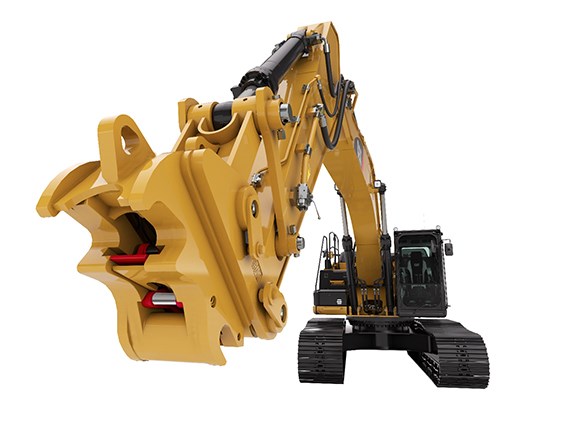 Caterpillar's Pin Grabber Coupler for hydraulic excavators.