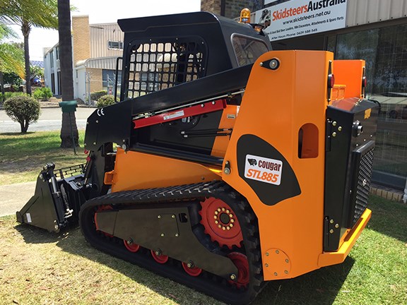The new Cougar STL885 compact track loader.
