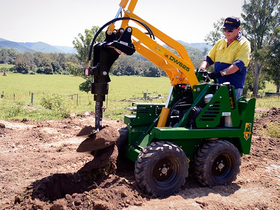 There are up to 70 optional attachments for the Kanga loaders.