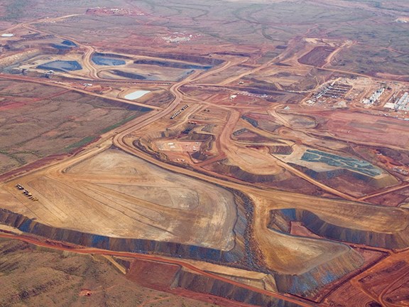 Citic Pacific Mining’s Sino Iron ore mine in the Pilbara region of Australia.