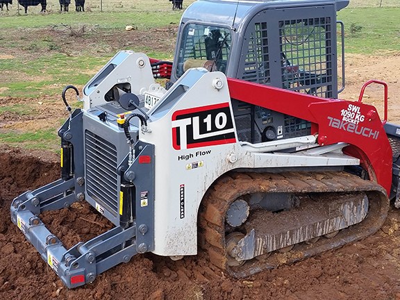 Takeuchi rear mounted rippers