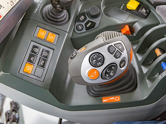 Claas axion 870 tractor controls