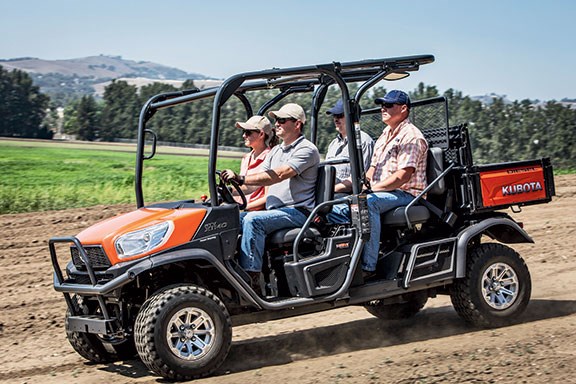 The Kubota X1140 as a four seater