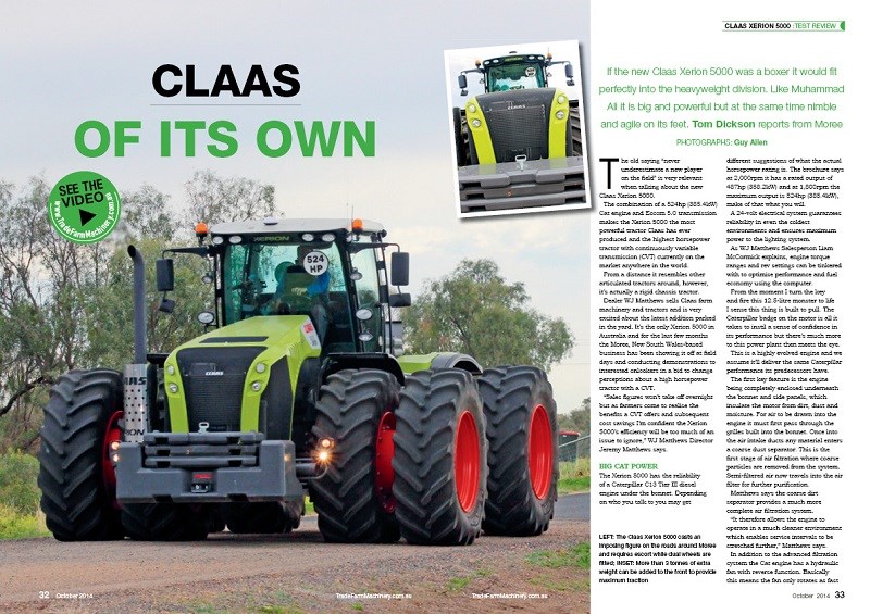 Claas Xerion 5000 review