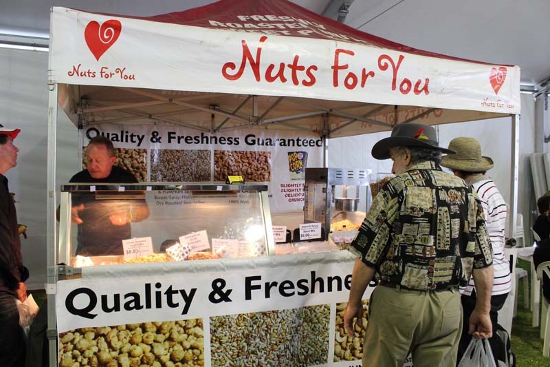 Dowerin 2014 nuts stall
