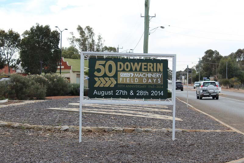 Dowerin 2014 sign