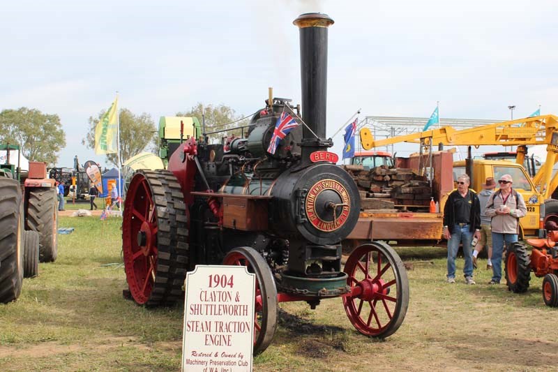 Dowerin 2014 steam engine
