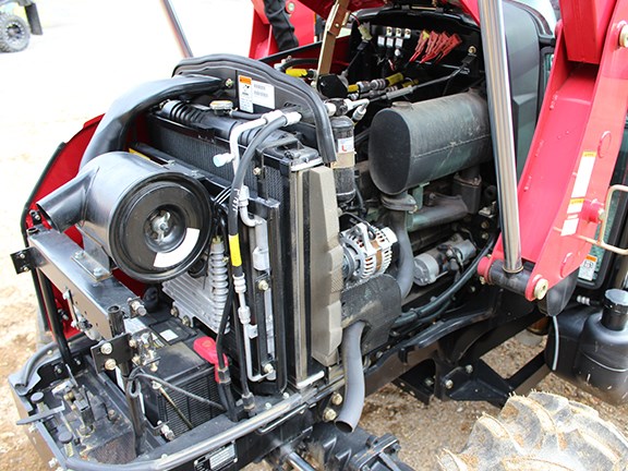 The Daedong four-cylinder, 2.4-litre diesel engine.