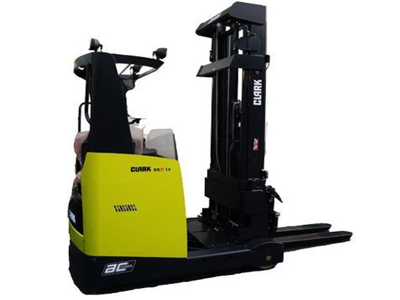 Clark has launched a new 14-16 series of SRX reach truck forklifts.