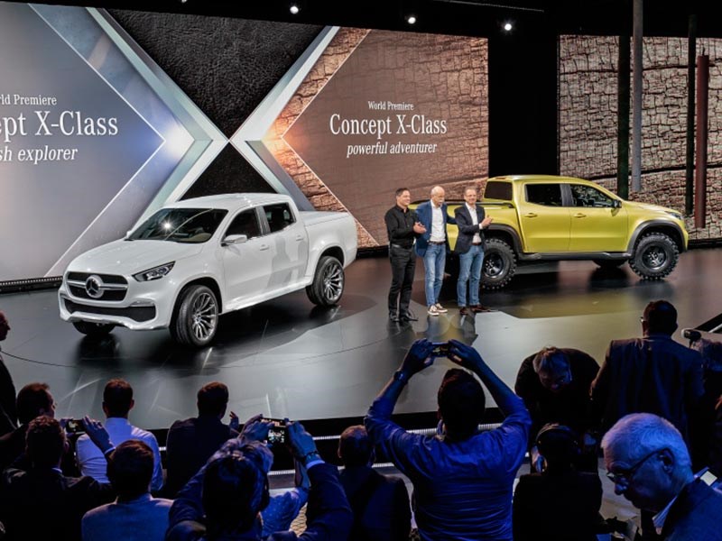 Mercedes Benz Concept X Class Ute Pickup Launch TradeTrucks