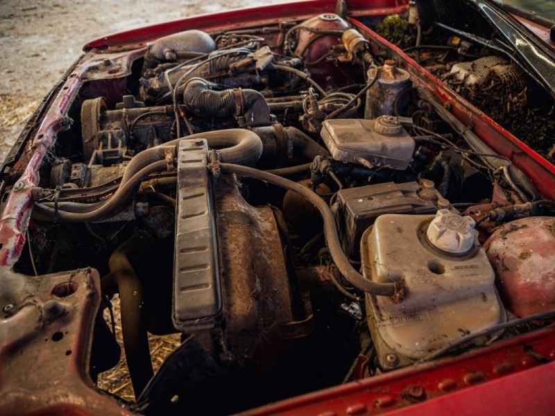 Audi Quattro barn engine