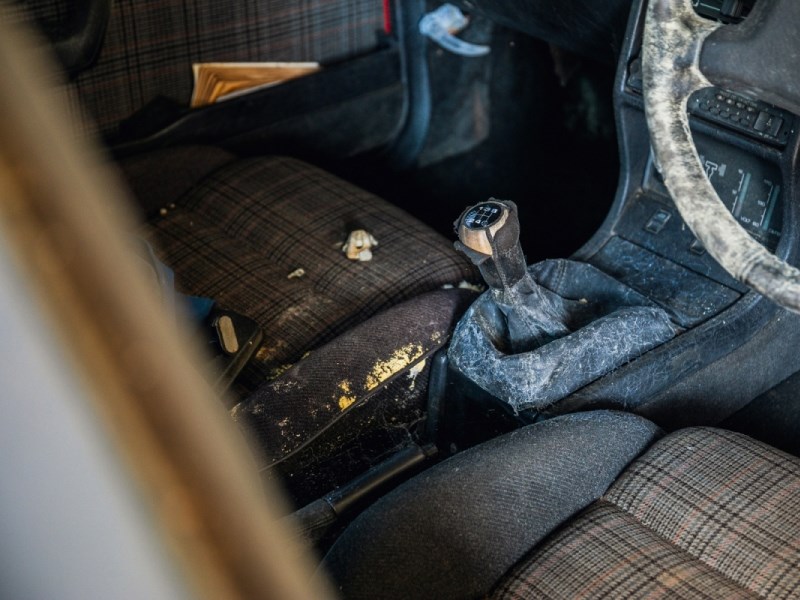 Audi Quattro barn interior gear