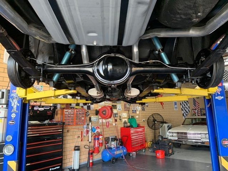 57 Bel Air undercarriage