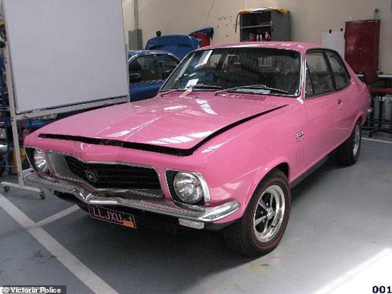 Stolen Torana front side