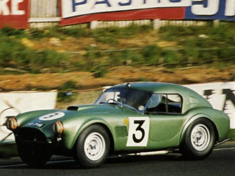 1963 LeMans AC Cobra green