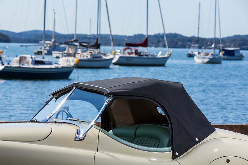 jaguar xk120 roof