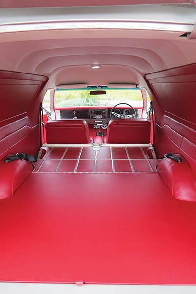 holden hg panelvan interior rear