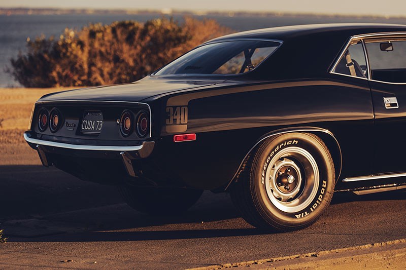 plymouth cuda rear