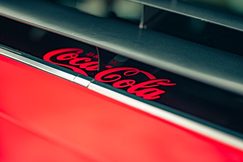 ford mustang coca cola sticker