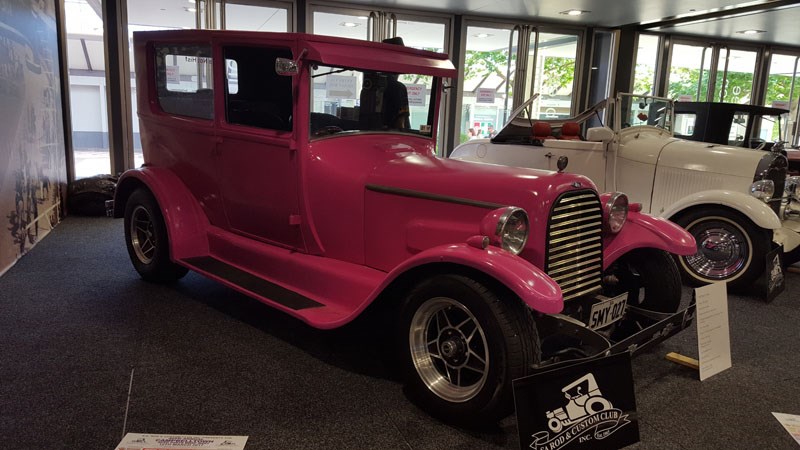 13 This 1927 Ford Tudor runs a VS Commodore injected motor and 1926 Chev chassis