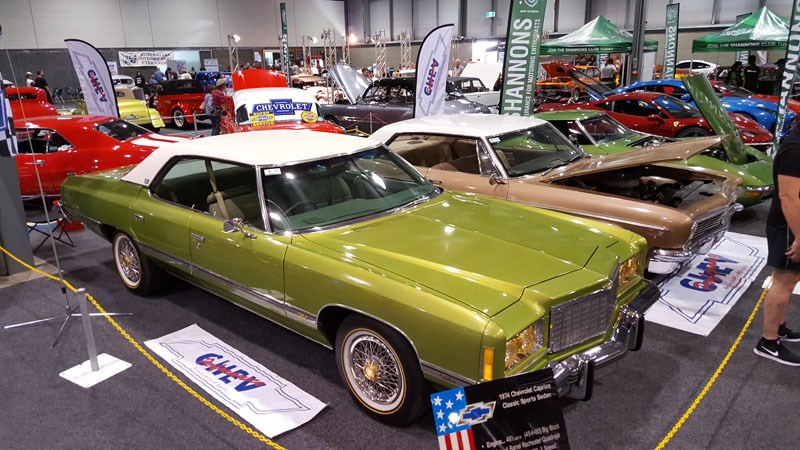 31 Gavin Bourke s Malaise era 1974 Chev Caprice is a rare machine to see in these hallowed halls