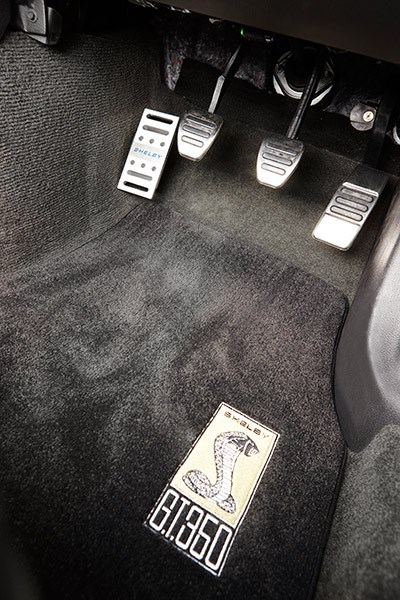 modern mustang floor mat