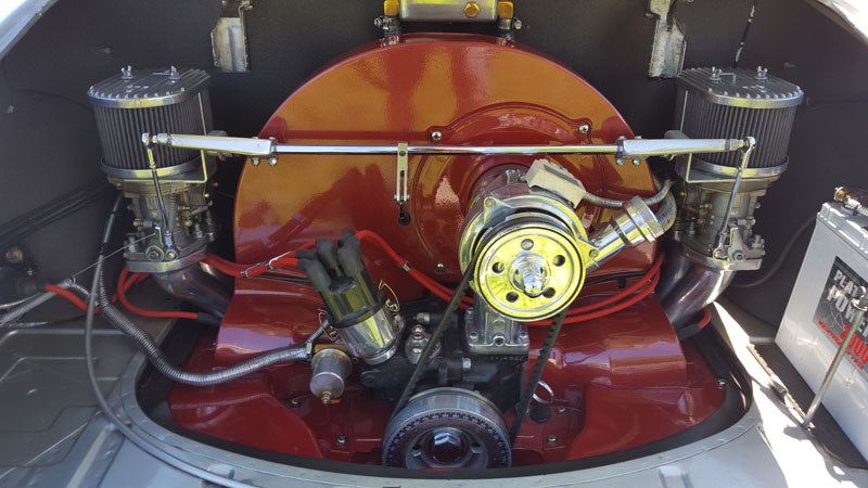 42 Tidy engine bay in a Karmann Ghia