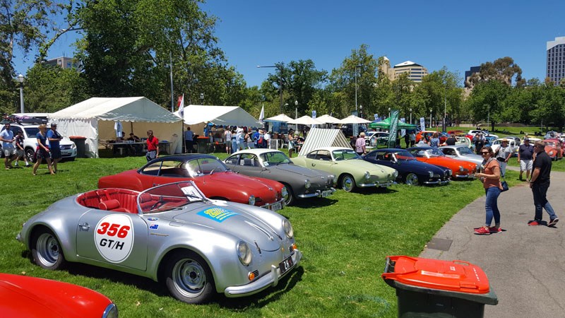 48 Porsche 356 kit car with a bunch of beautiful Karmann Ghias