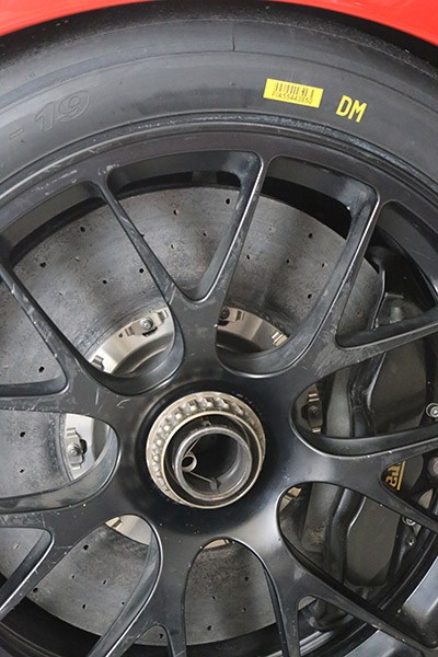 ferrari 599xx evoluzione wheel detail