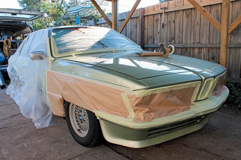 bmw 633 prepped for paint