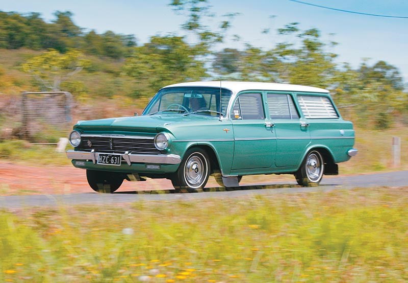 EH Holden wagon onroad