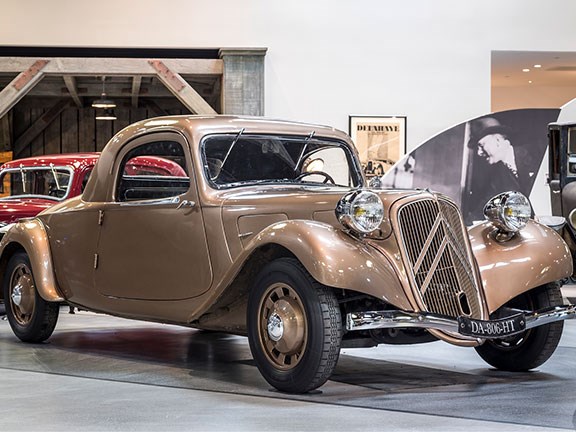 The Mullin Automotive Museum in Oxnard, California is hosting the biggest Citro�n exhibition ever held in the US.