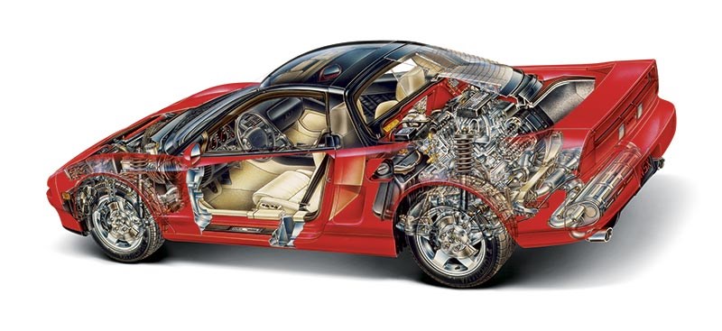 UNS 375 NSX cutaway