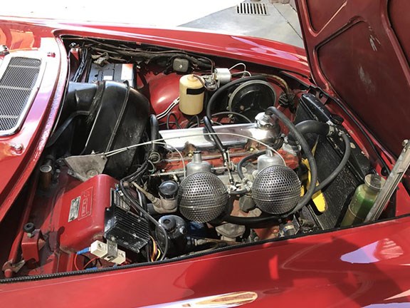 The Volvo P1800 S B18 engine 