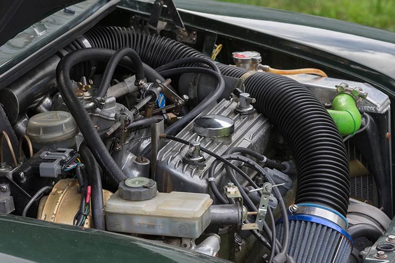 mini cooper engine bay