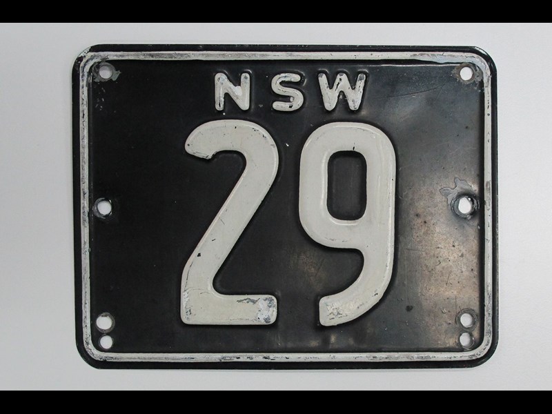 NSW heritage plate '29'