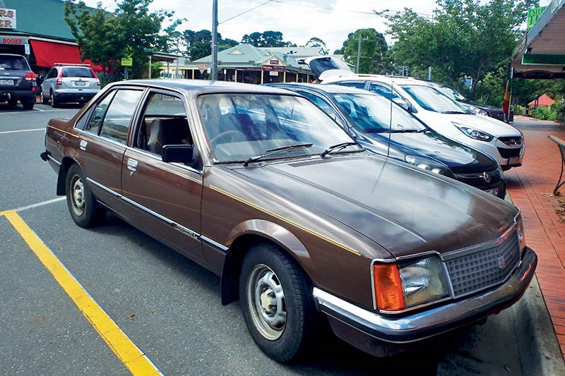 brown holden commodore