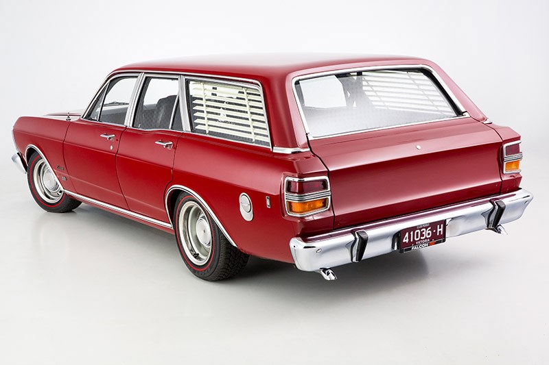 ford xy falcon wagon rear angle