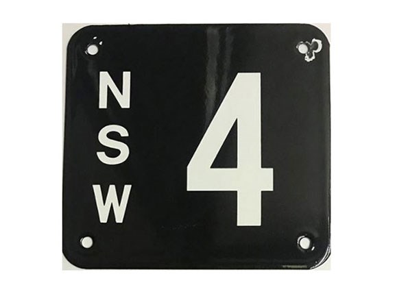 Uber-rare number ‘4’ NSW registration plate 