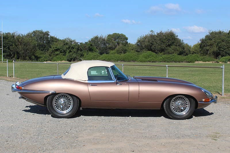 jaguar etype side