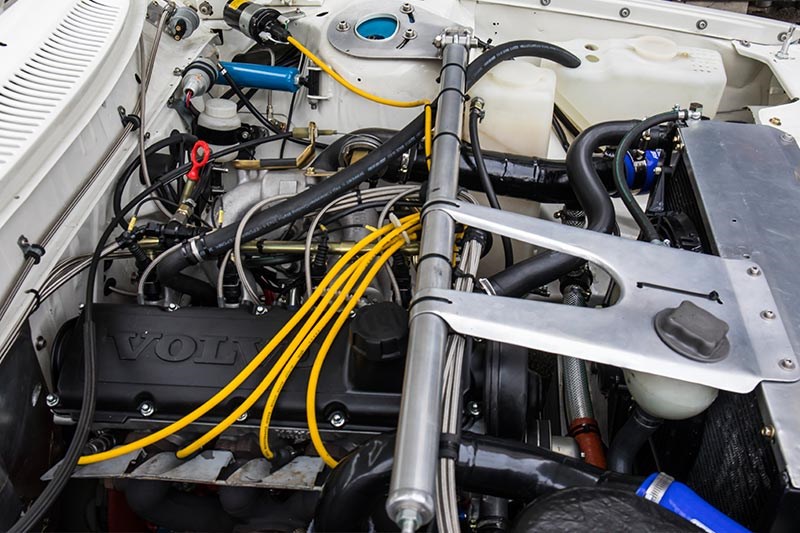 Volvo Race engine bay