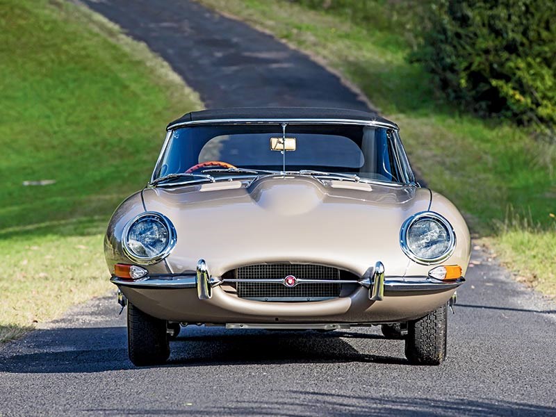 jaguar e type front