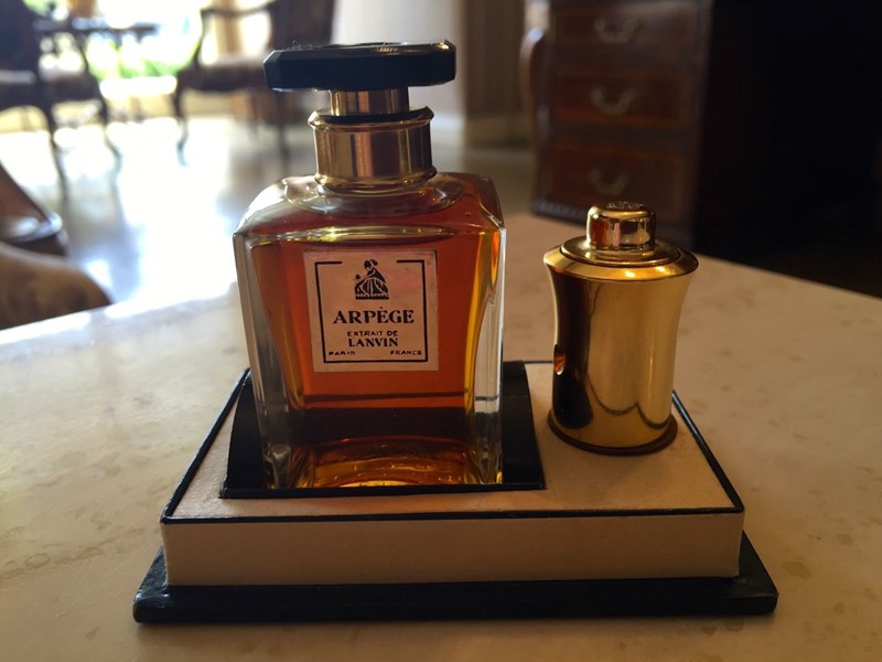 new-old-stock Arpege atomizer complete with Lanvin perfume