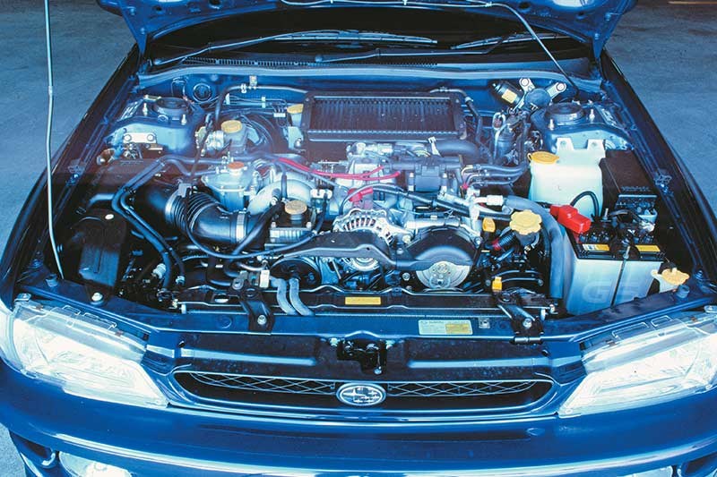 subaru wrx engine bay