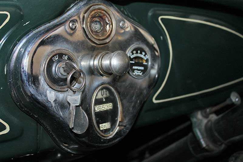 ford model a dash