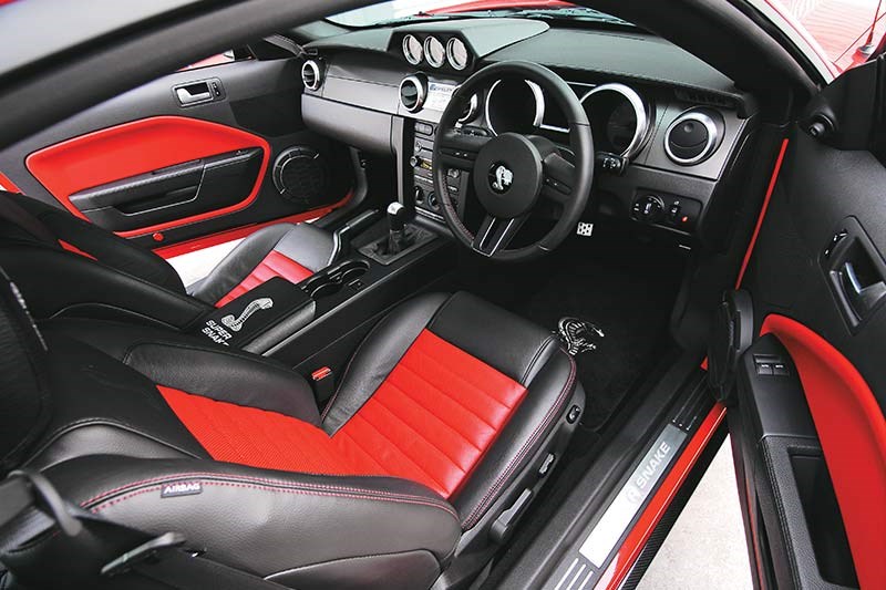 shelby gt500 super snake interior