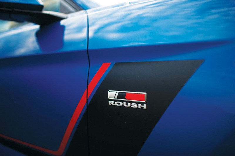 roush mustang badge