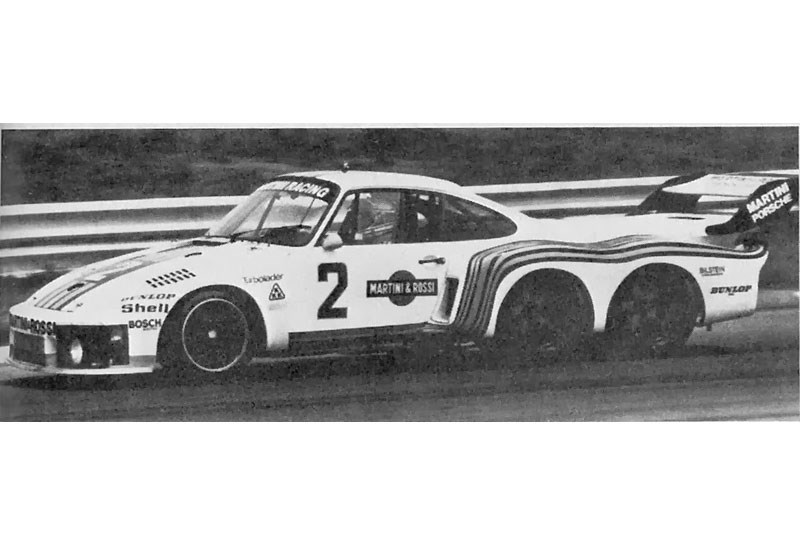 Porsche 935 six wheeled protoype